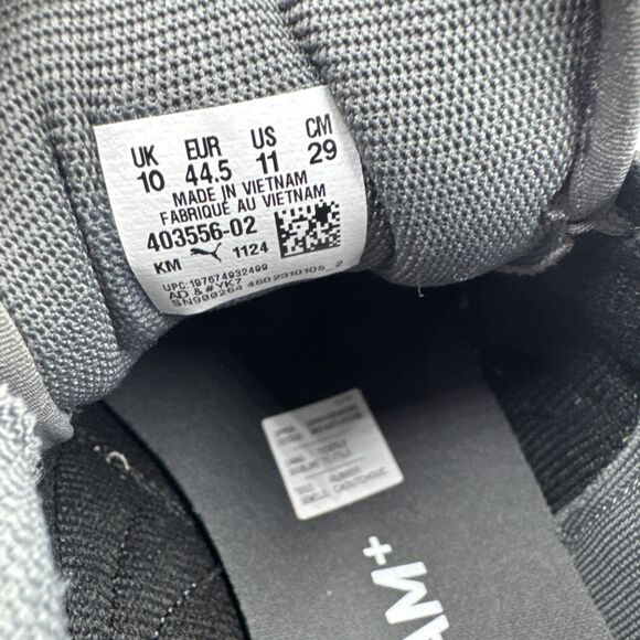 PUMA Men's Size 11 Skate Sneakers Lace-up Court Shoes, Gray - Picture 13 of 16